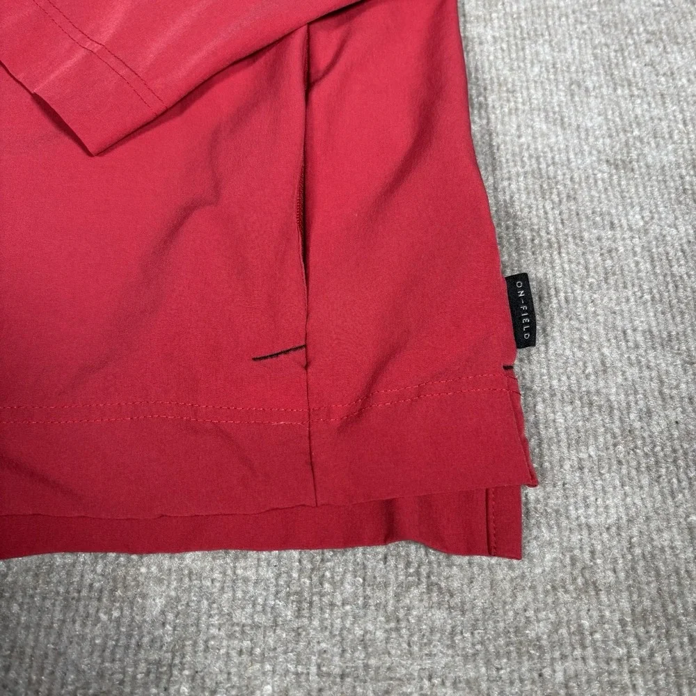 Nike Arizona Cardinals 1/4 Zip Pullover Mens M Red Logo Performance NFL On Field